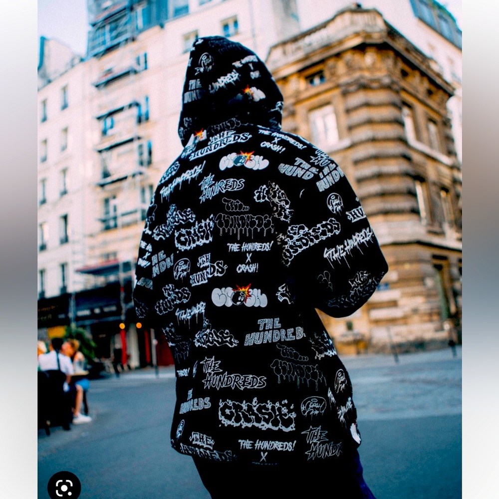 The hundreds bomb graffiti pullover sweater